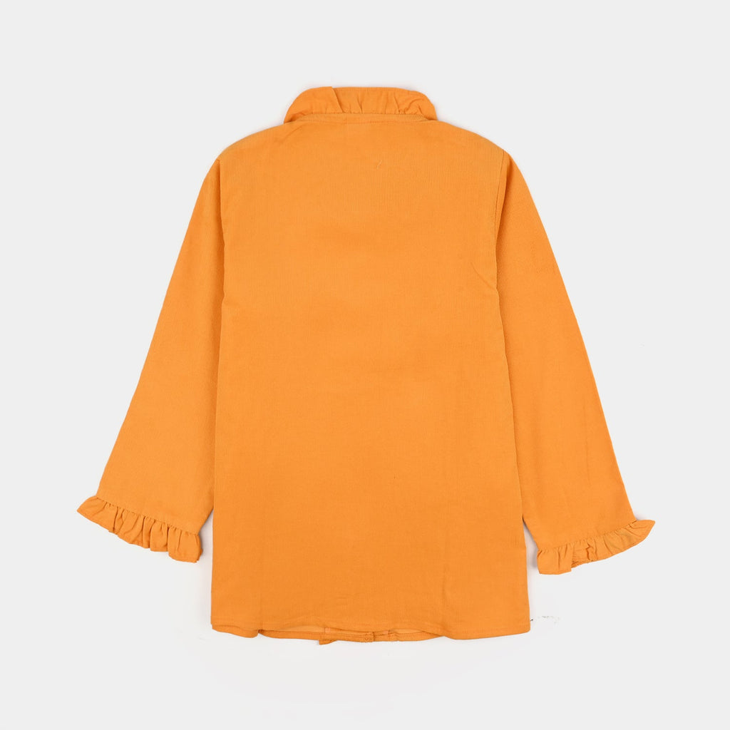 Girls Poly Jersey Casual Top Dahlia-Yellow