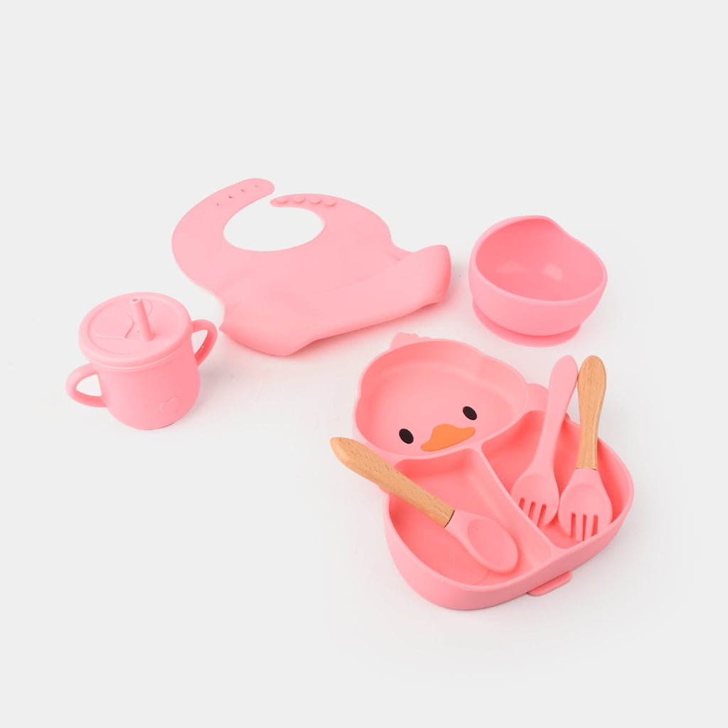 Adorable Food Grade Silicone Baby Tableware Set 7Pcs Set | 1545