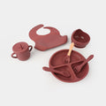 Adorable Food Grade Silicone Baby Tableware Set 7Pcs Set | 1545