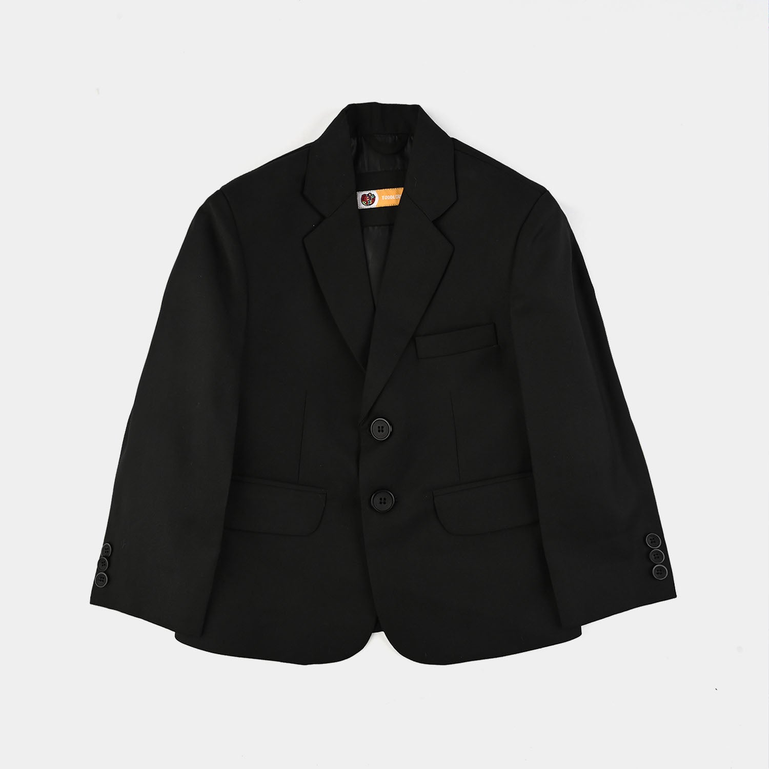 Boys Cotton Twill 3 Piece suit-BLACK