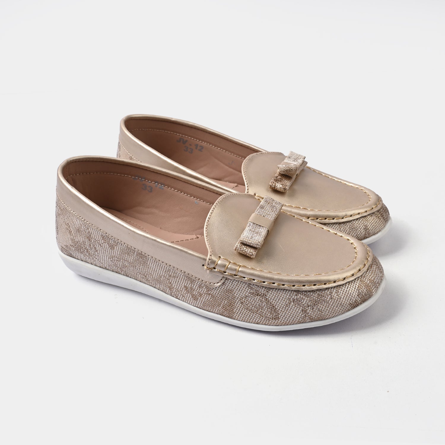 Girls Loafer JV-12-BEIGE