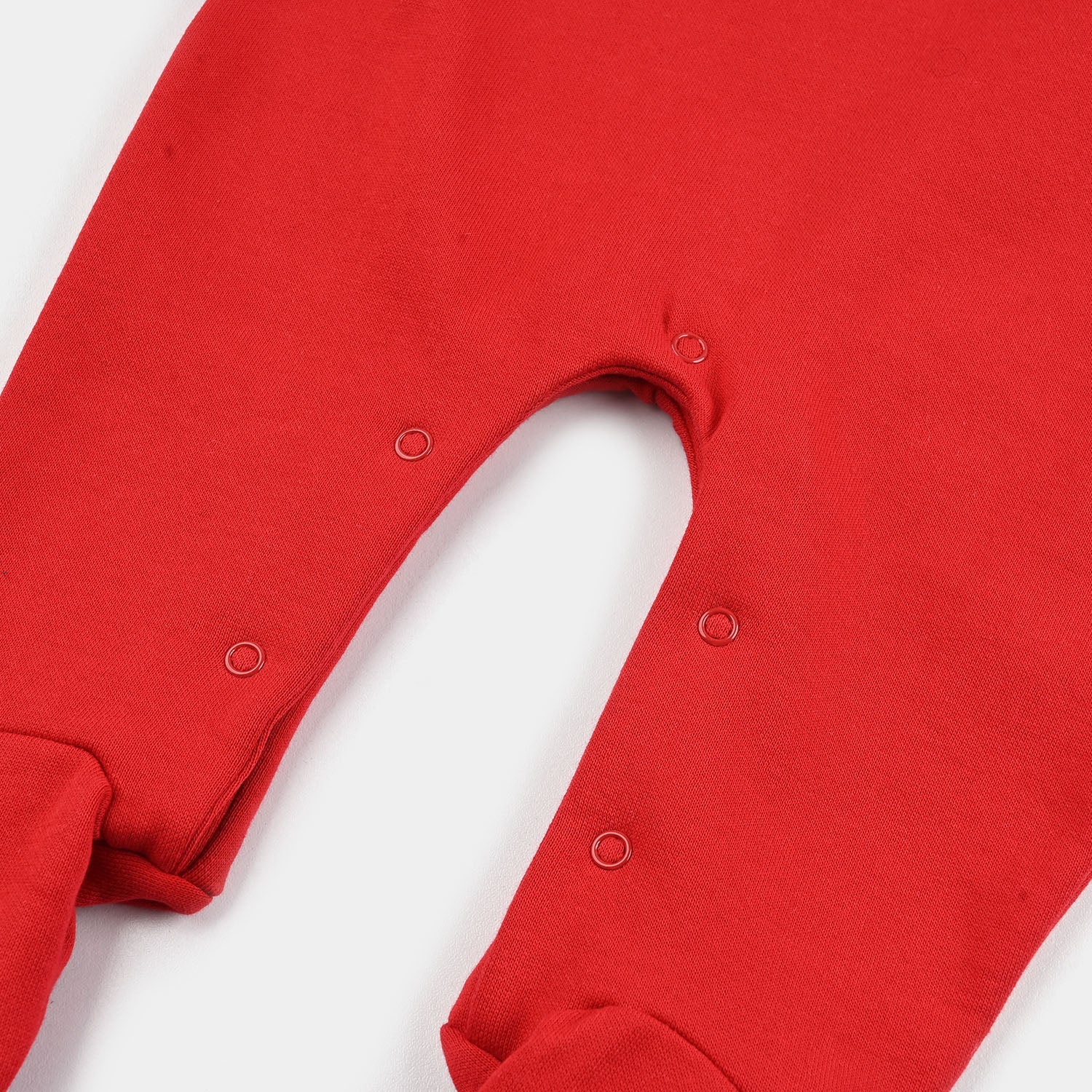 Infant Boys Fleece Romper Character-Red