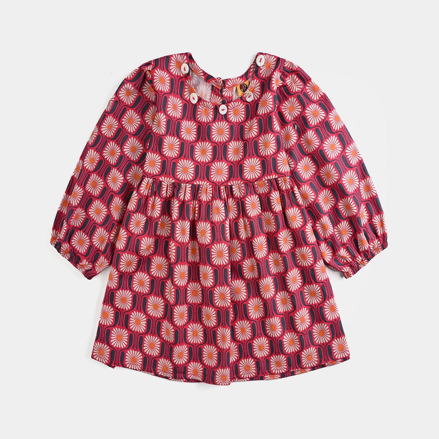 Girls Cotton Co-Ord Set Pink Box-Multi