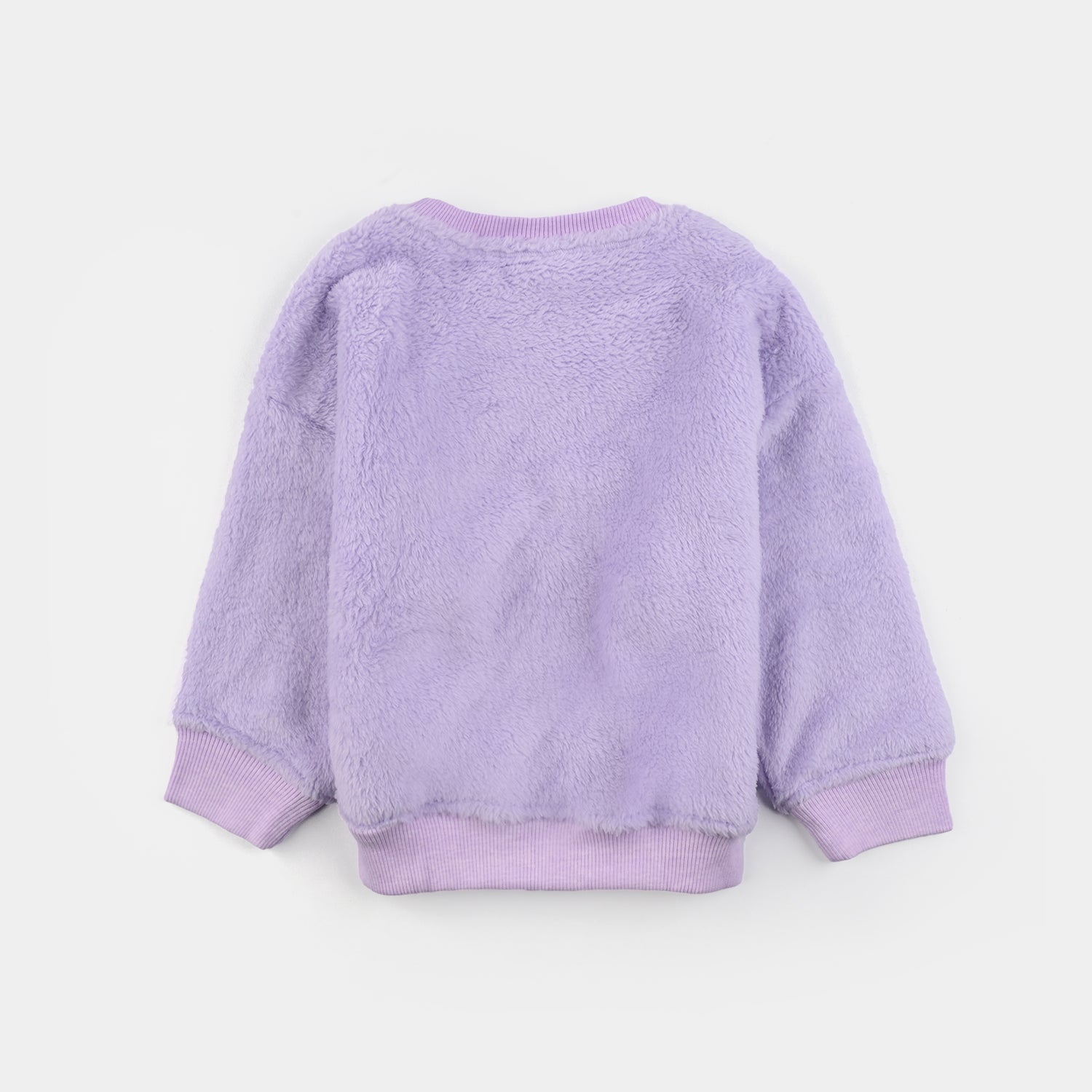 Infant Girls Fleece Sweatshirt KITTY-Purple