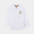 Boys Oxford Shirt (Tennis Club)-White