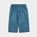 Infant Girls Cotton Printed Culotte Tribe-BLUE