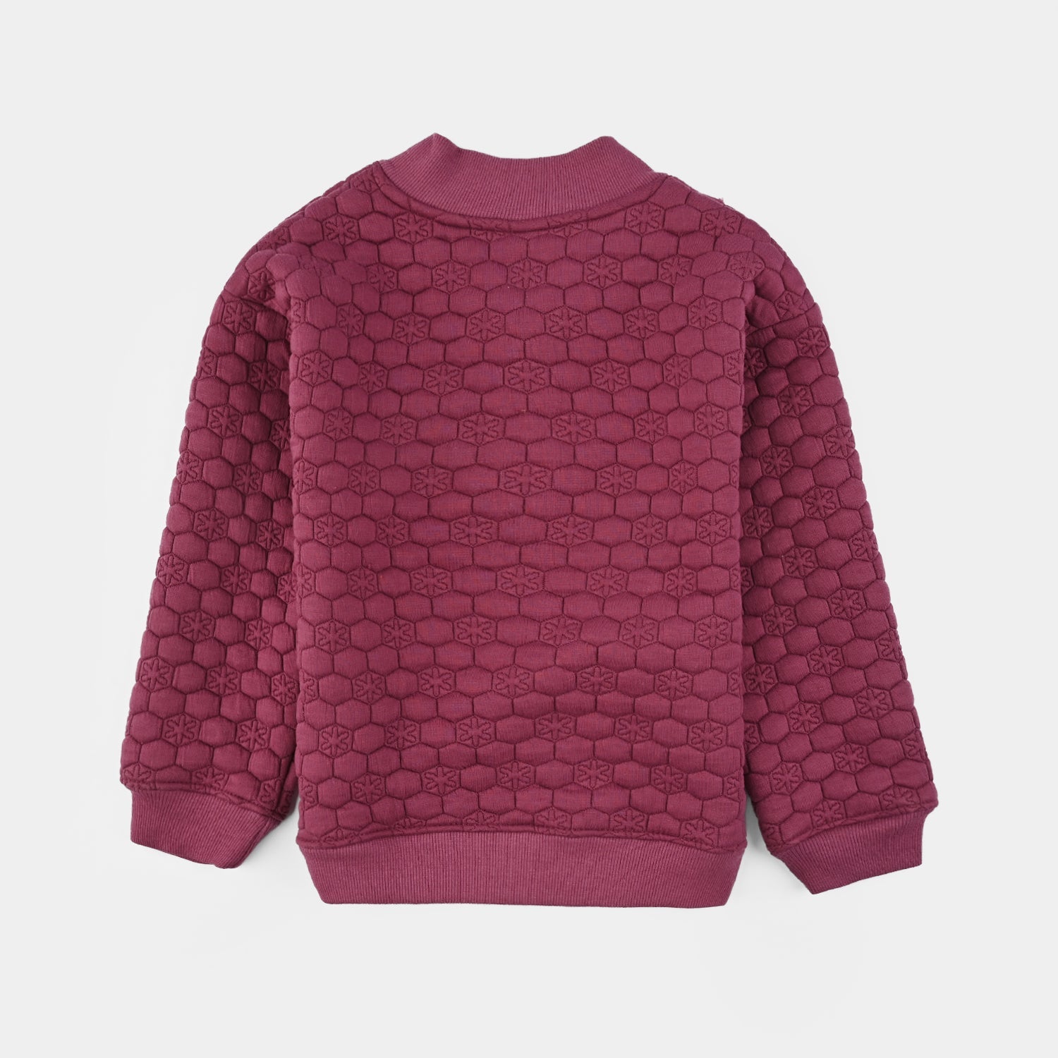 Girls Quilted Jacket Flower-Purple