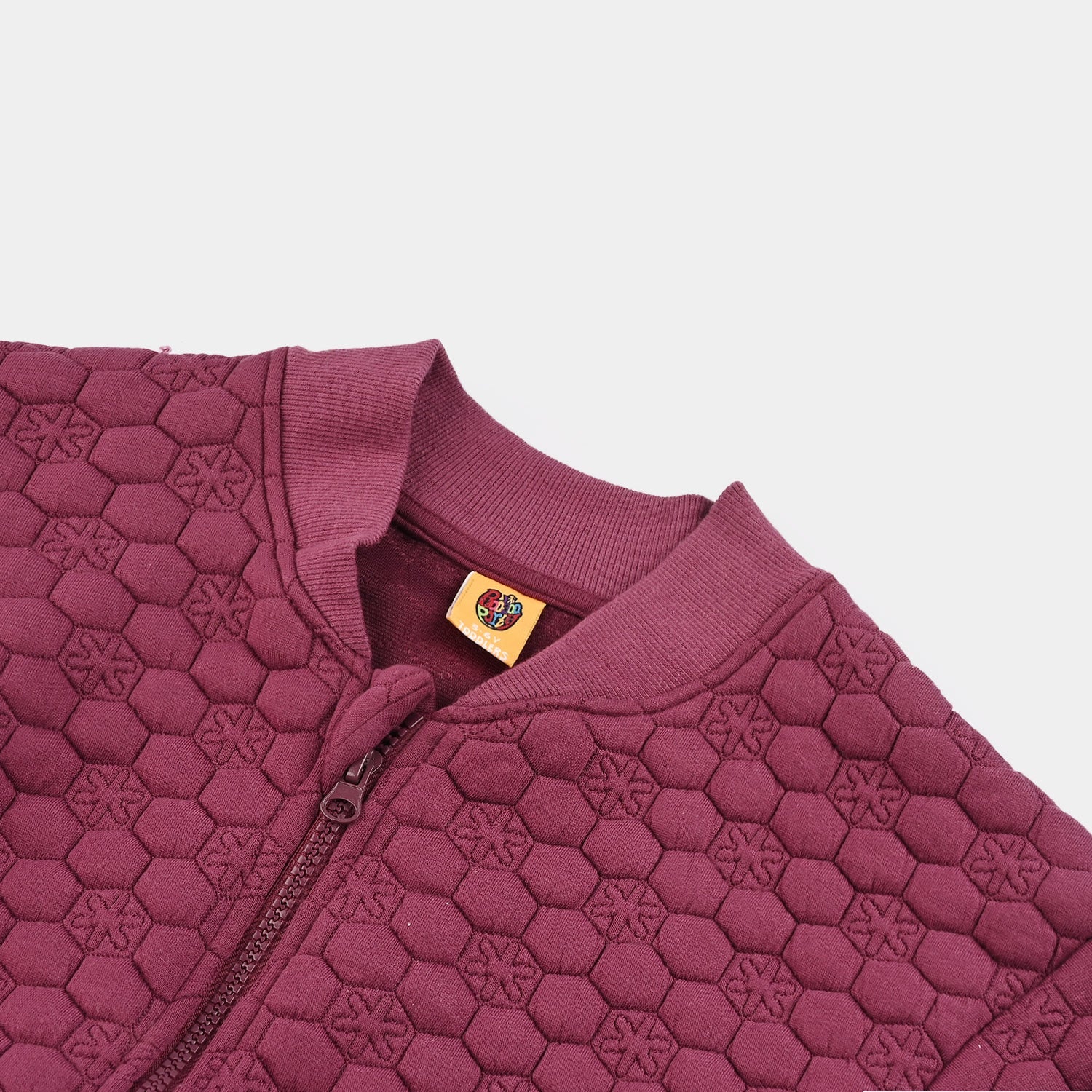 Girls Quilted Jacket Flower-Purple