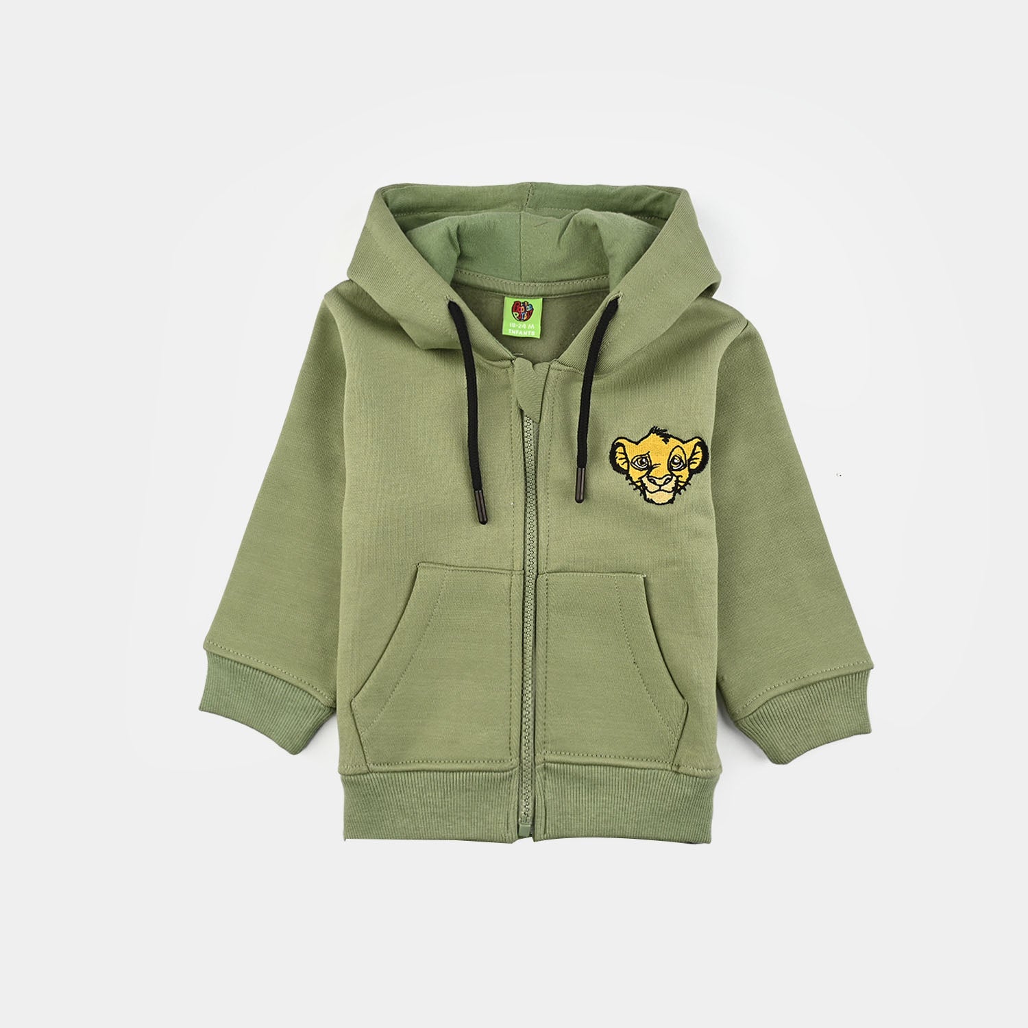 Infant Boys Fleece Jacket Lion-GREEN