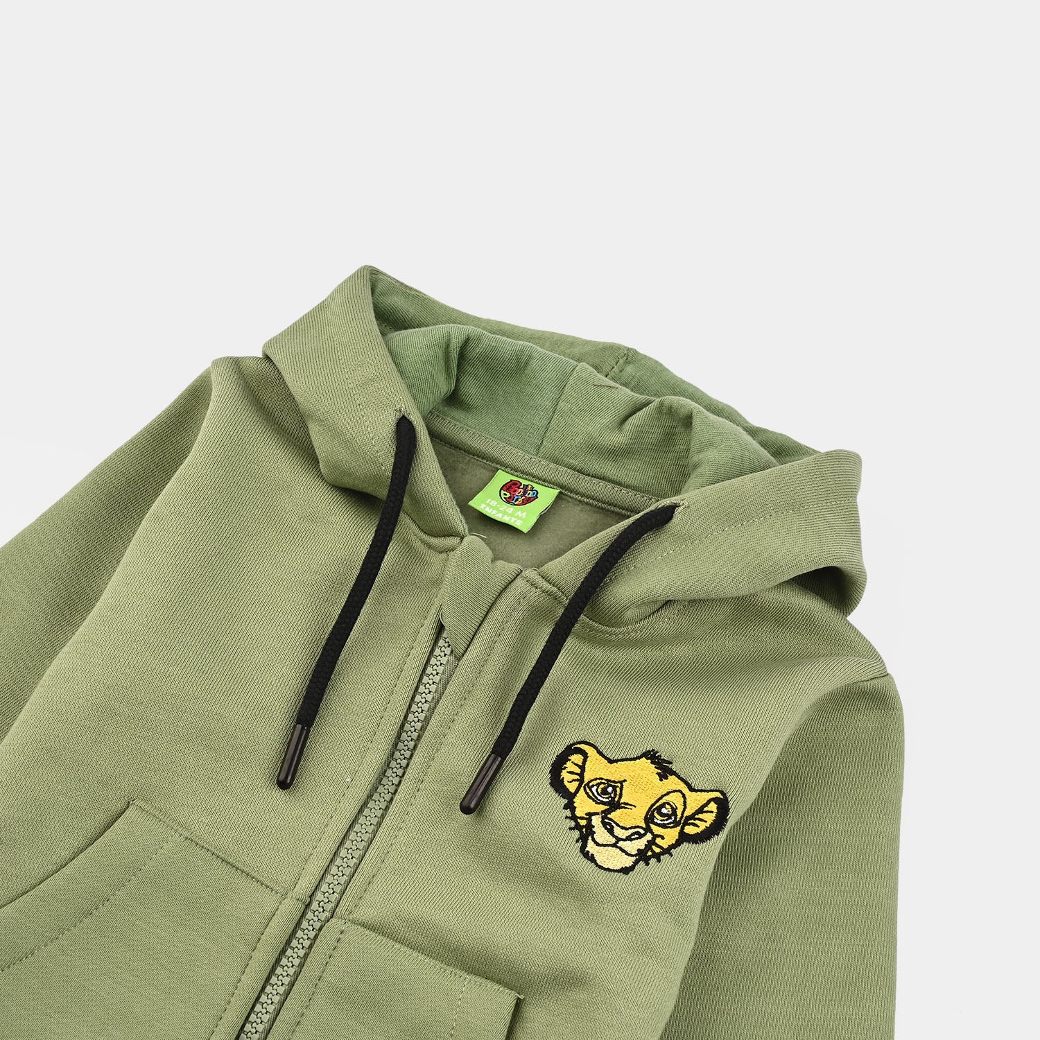 Infant Boys Fleece Jacket Lion-GREEN