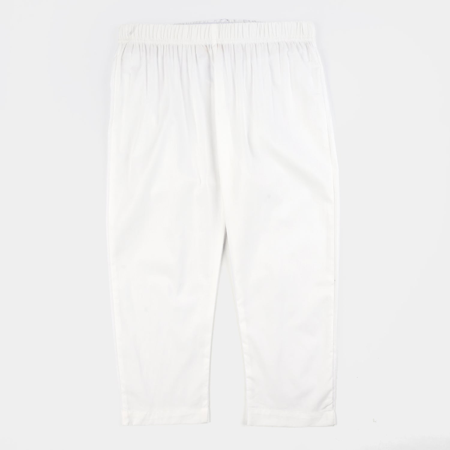 Girls Cotton Casual Pant Basic-White