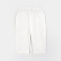 Infant Girls Cotton Casual Pant Basic-White