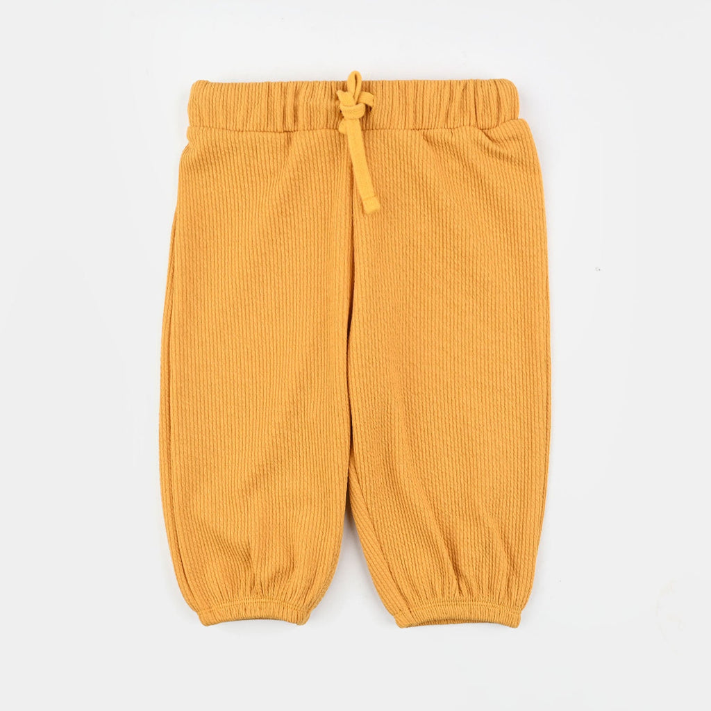 Infant Girls Jacquard Suit Abstract Flora-ORANGE