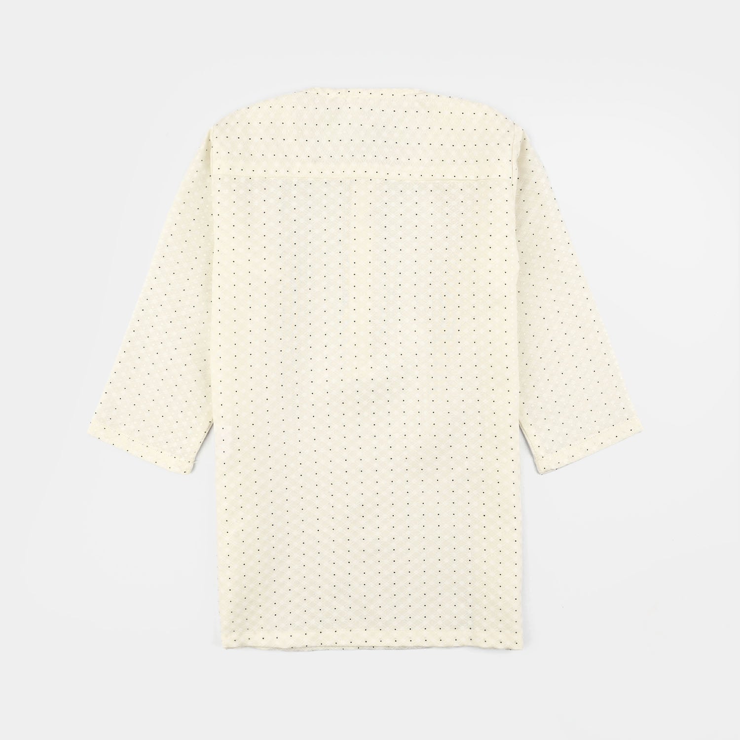 Infant Boys Poly  Viscose Kurta Pajama (Elegant)-Cream