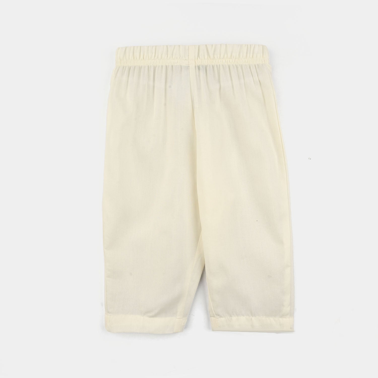 Infant Boys Poly  Viscose Kurta Pajama (Elegant)-Cream