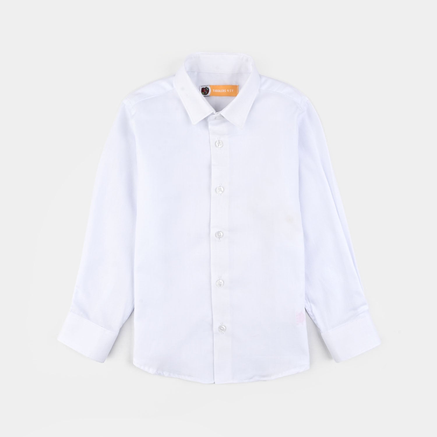 Boys Dobby Formal Shirt-White