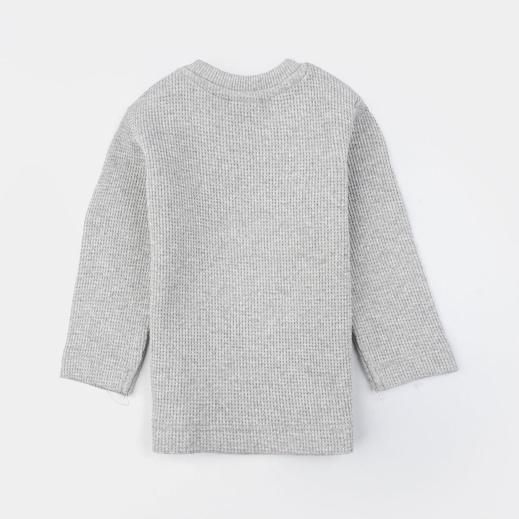 Infant Boys Thermal Inner Wear Suit-GREY