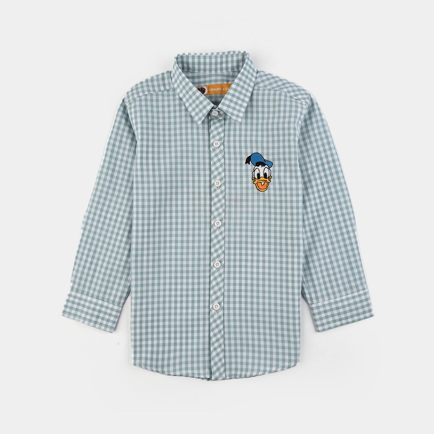 Boys Yarn Dyed Shirt-Light Blue Check