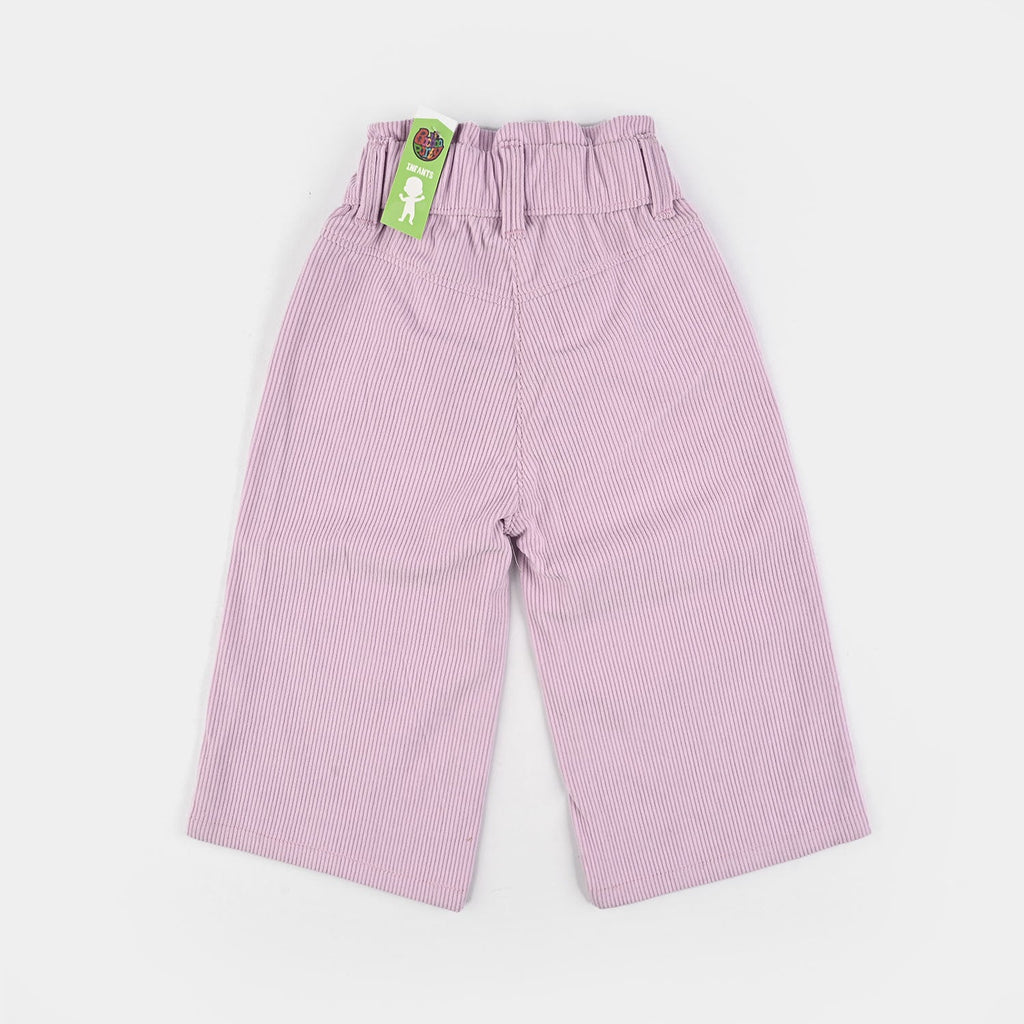 Infant Girls Corduroy Pant Paper-Pink