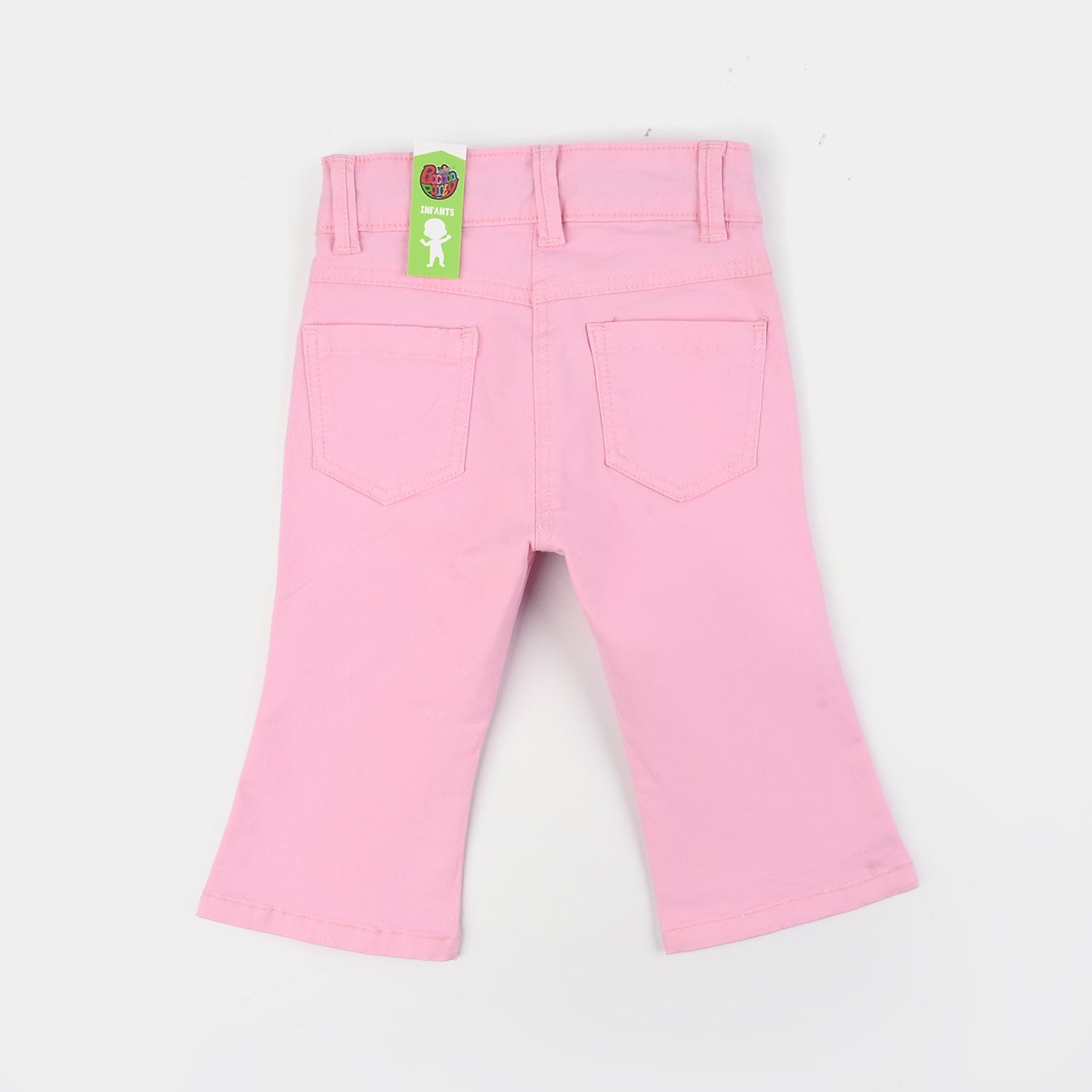 Infant Girls Cotton Twill Pant Have Fun-Candy.Pink